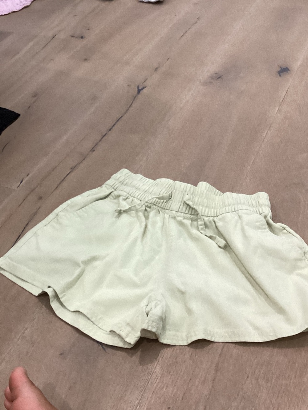 GAP Light Mint Elastic Waist Athletic Shorts
